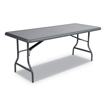 Iceberg Indestructable Industrial Folding Table, Rectangular Top, 1,200 Lb Capacity, 72 X 30 X 29, Charcoal freeshipping - TVN Wholesale